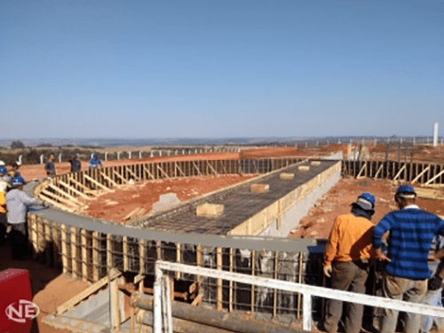 Concretagem em silo – Ouro Safra